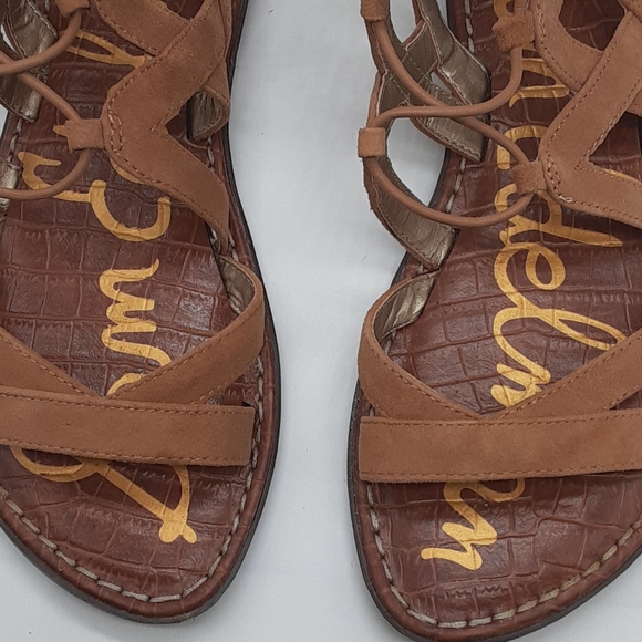 Sam Edelman Gladiator Sandals  Leather Size 6 Shoe - Picture 5 of 6